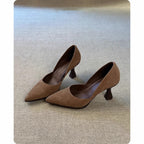 Autumn ladies elegant pointed toe high heels
