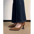 Autumn ladies elegant pointed toe high heels