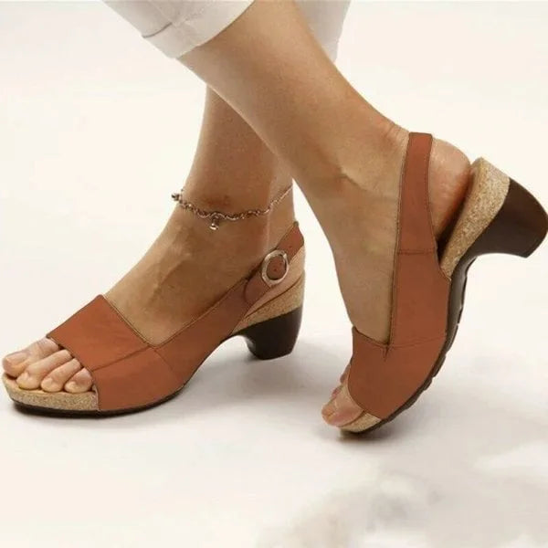🔥50% Off On The Last Day-Women's Comfy Elegant Low Chunky Heel Shoes