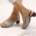 🔥50% Off On The Last Day-Women's Comfy Elegant Low Chunky Heel Shoes