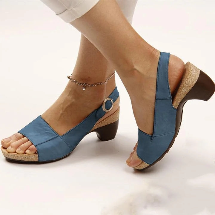 🔥50% Off On The Last Day-Women's Comfy Elegant Low Chunky Heel Shoes