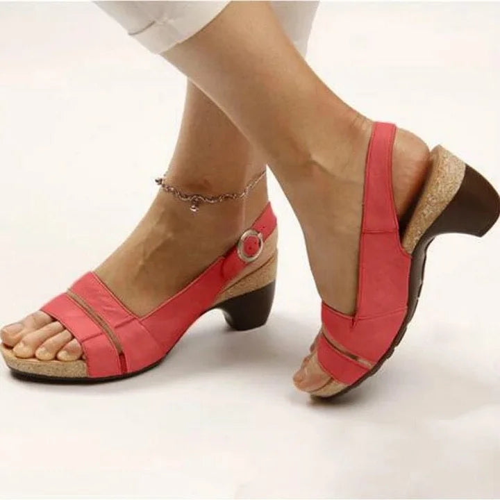 🔥50% Off On The Last Day-Women's Comfy Elegant Low Chunky Heel Shoes