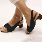 🔥50% Off On The Last Day-Women's Comfy Elegant Low Chunky Heel Shoes