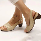 🔥50% Off On The Last Day-Women's Comfy Elegant Low Chunky Heel Shoes